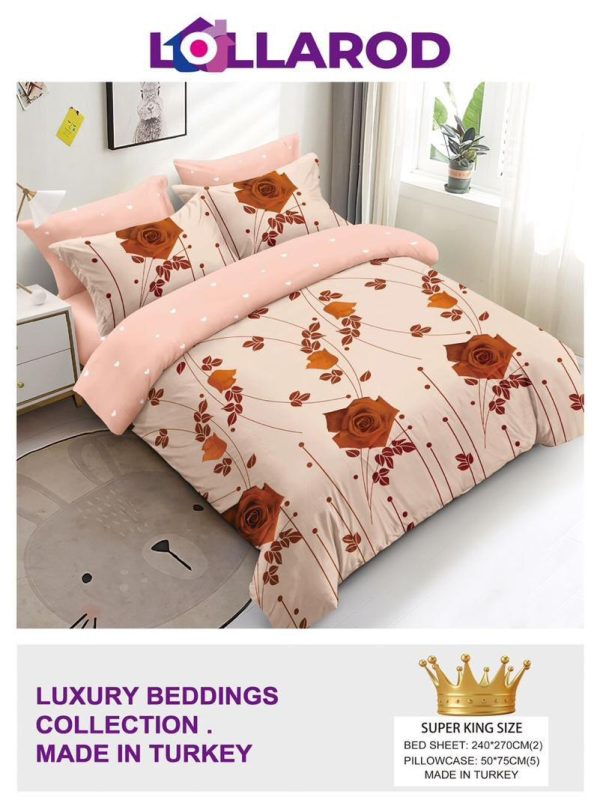 2 Kingsize Bedsheet 7 (4 Pillow Cases)