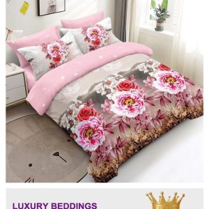 2 Super Kingsize Bedsheet 2 (5 Pillow Cases)